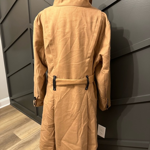 Madden girl faux wool coat in camel - Picture 8 of 11